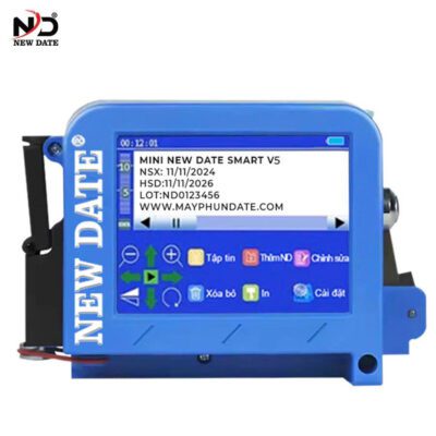Máy in hạn sử dụng Mini | Model Smart V5 | In Date, Barcode, Logo Hình ảnh