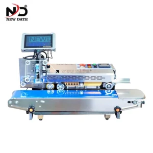Máy hàn miệng túi kết hợp in date tự động