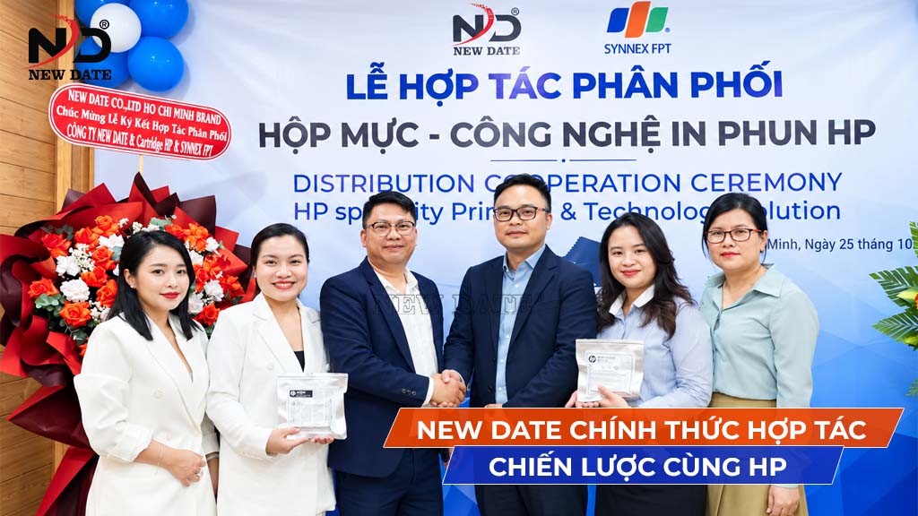 NEW DATE Chính Thức Trở Thành Đối Tác Chiến Lược Của HP