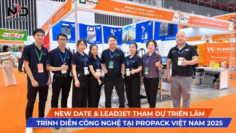 NEW DATE & LEADJET Tham Dự Triển Lãm, Trình Diễn Công Nghệ Tại ProPack Việt Nam 2025